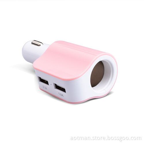 12v power adapter battery charger car 5v 3.1a 3 port usb charger